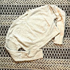 NWOT Zara Cropped Long Sleeves Top S